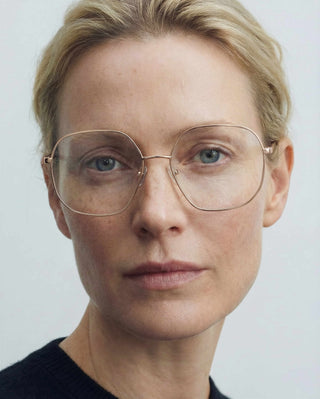 Cornelia Gold Blush Blue Light