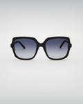 Elara Shiny Black Sunglasses