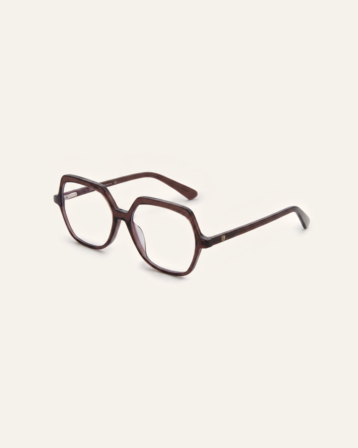 Andrea Dark Brown Readers, three quarter
