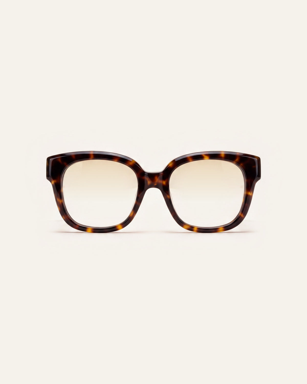 Chloe in tortoiseshell, front, Dawn lenses
